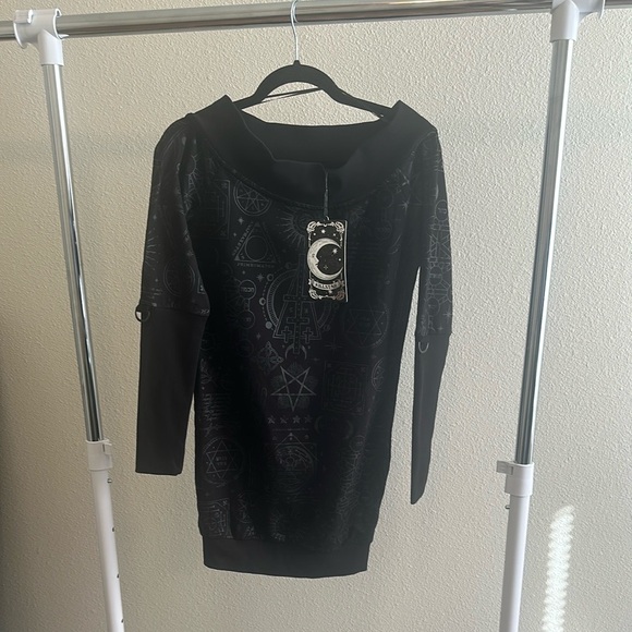 Killstar Unholy Sabbath Sweater Dress NWT - Picture 6 of 6
